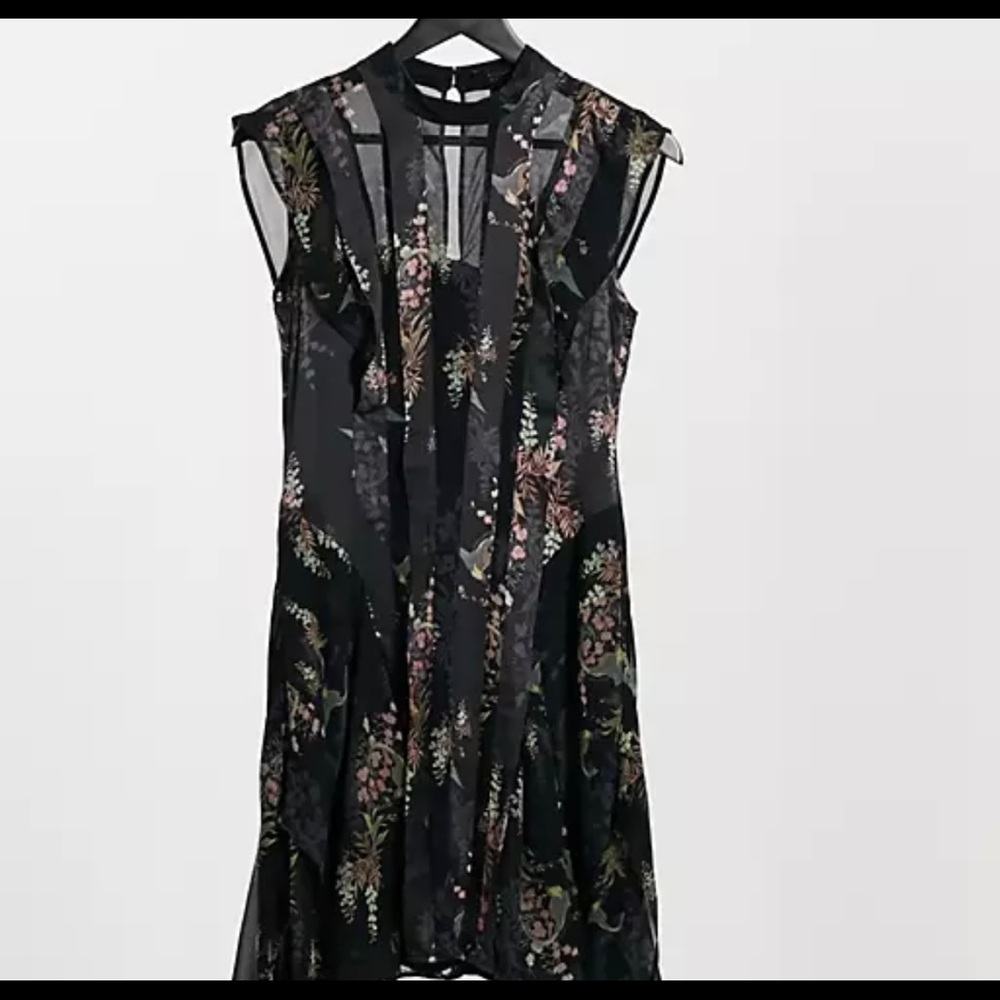 All Saints fleur Dress - Picture 4 of 9